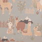 Lama Village Afternoon Blue Wallpaper by Majvillan