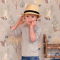 Deep Forest Soft Beige Wallpaper by Majvillan