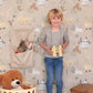Deep Forest Soft Beige Wallpaper by Majvillan