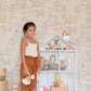 Dollhouse Wool White Wallpaper by Majvillan