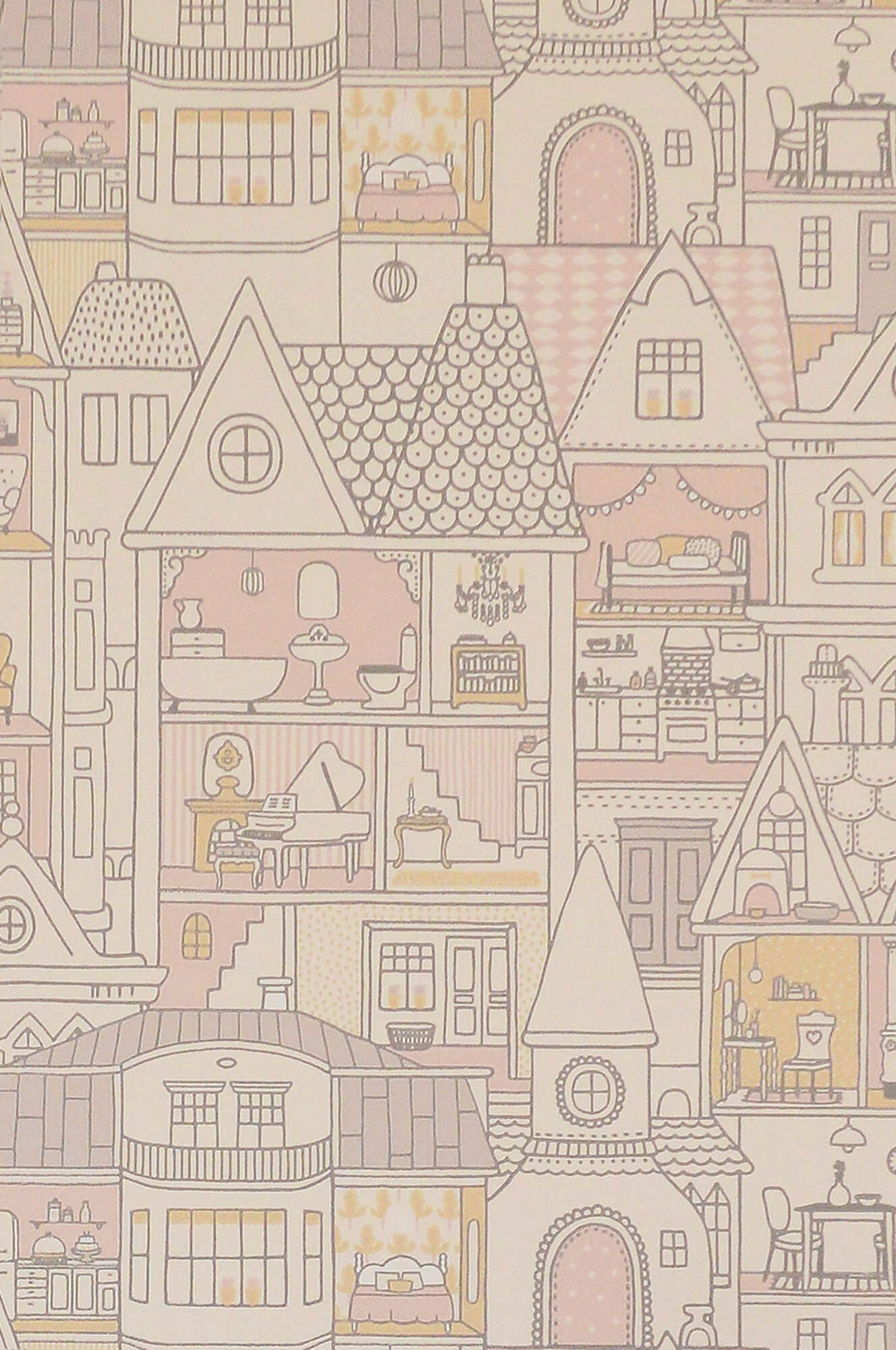 sample dollhouse wool white wallpaper by majvillan 1