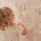 Dollhouse Sunny Pink Wallpaper by Majvillan