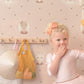 Hearts Dusty Warm Pink Wallpaper by Majvillan