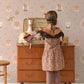 Hearts Dusty Warm Lilac Wallpaper by Majvillan