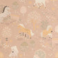 My Sweet Pony Wallpaper in Dreamy Pink