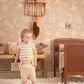 Summer Fields Wallpaper in Soft Brown
