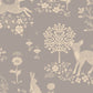 Summer Fields Wallpaper in Dusty Blue