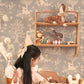 Summer Fields Wallpaper in Dusty Blue