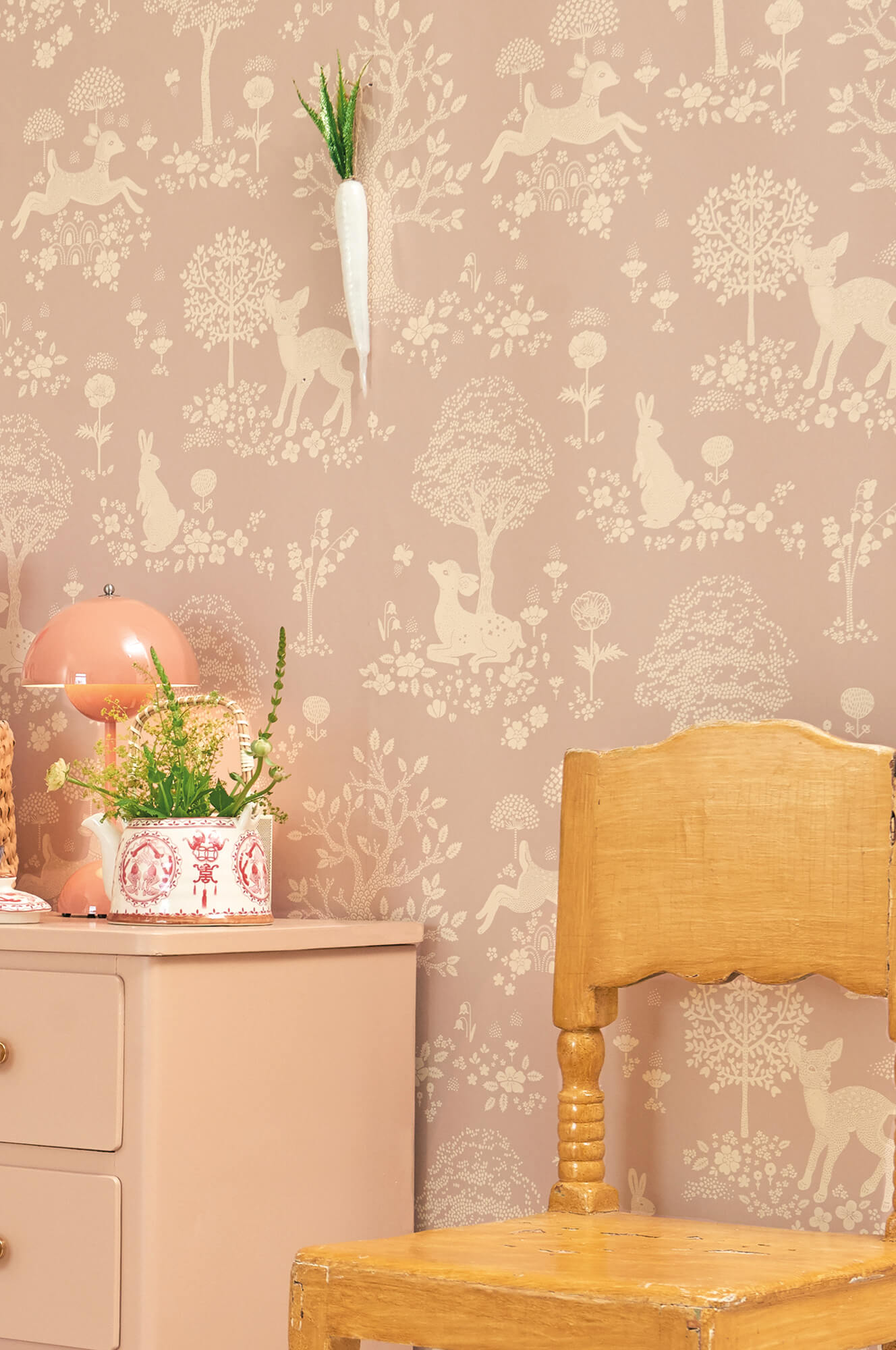 Summer Fields Wallpaper in Dreamy Lilac