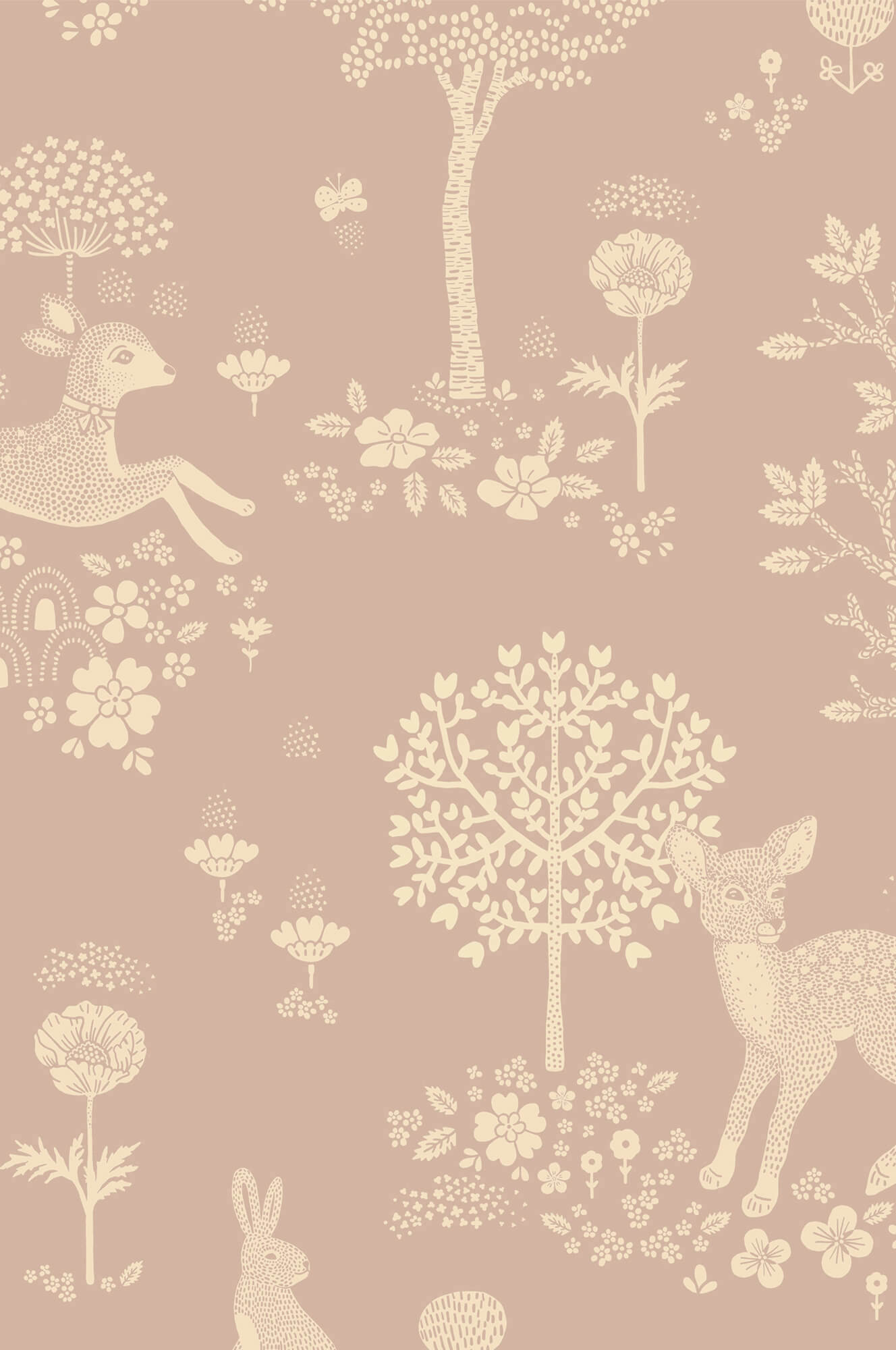 Summer Fields Wallpaper in Dreamy Lilac