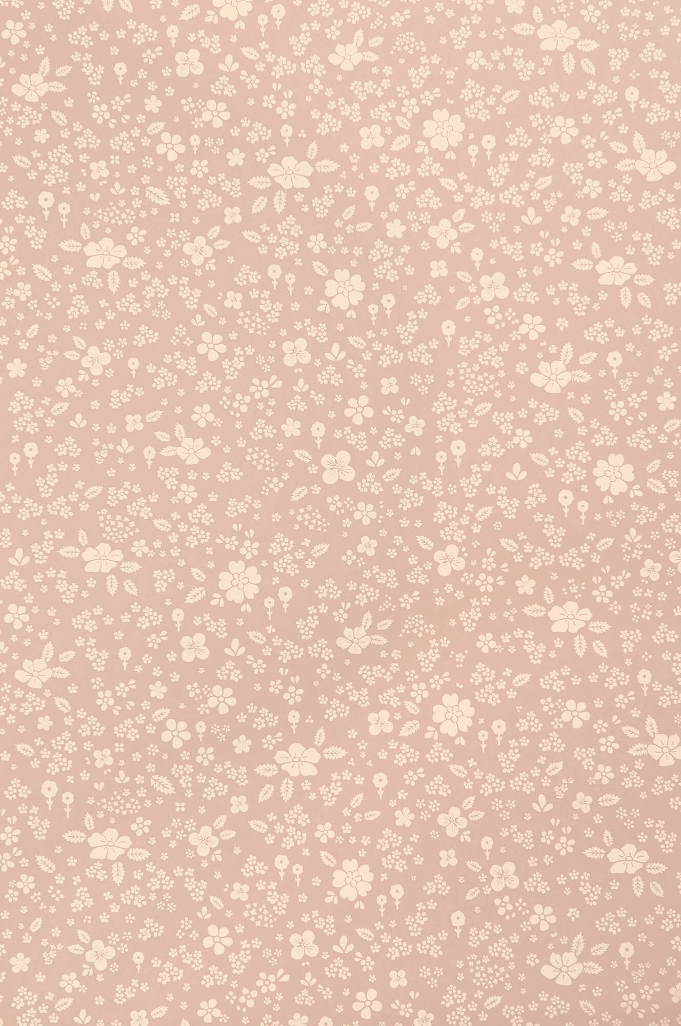 Sample Flora Wallpaper in Dreamy Lilac