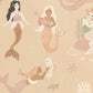 Mermaid Reef Wallpaper in Sandy Beige