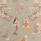Mermaid Reef Wallpaper in Ocean Blue