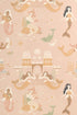 Sample Mermaid Reef Wallpaper in Sweet Pink
