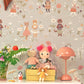 Catwalk Wallpaper in Dusty Blue