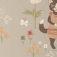 Catwalk Wallpaper in Dusty Blue