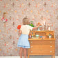 Catwalk Wallpaper in Dusty Lilac