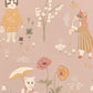 Catwalk Wallpaper in Dusty Lilac