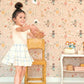 Catwalk Wallpaper in Sweet Pink