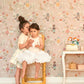 Catwalk Wallpaper in Sweet Pink