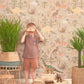 Dinosaur Vibes Wallpaper in Sandy Beige