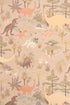 Dinosaur Vibes Wallpaper in Sandy Beige