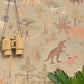 Dinosaur Vibes Wallpaper in Soft Green