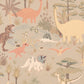 Dinosaur Vibes Wallpaper in Soft Green