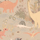 Dinosaur Vibes Wallpaper in Soft Green