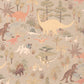 Dinosaur Vibes Wallpaper in Soft Green