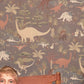 Dinosaur Vibes Wallpaper in Evening Grey