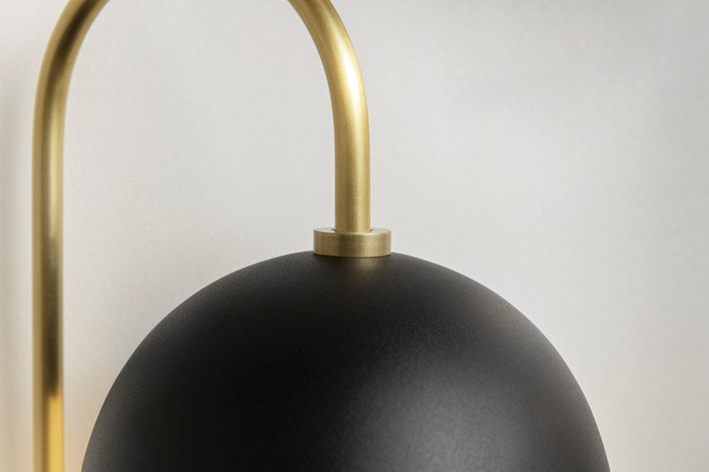renee 2 light wall sconce by mitzi h344102a agb bk 7