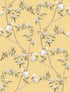 Sample Spring Blossom Chinoiserie Wallpaper in Yellow