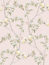 Sample Spring Blossom Chinoiserie Wallpaper in Soft Pink