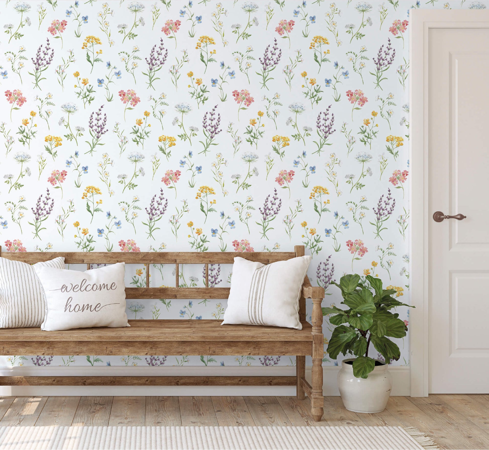 Spring Blossom Botanical Wallpaper
