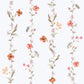 Spring Blossom Vertical Garden Wallpaper in Coral