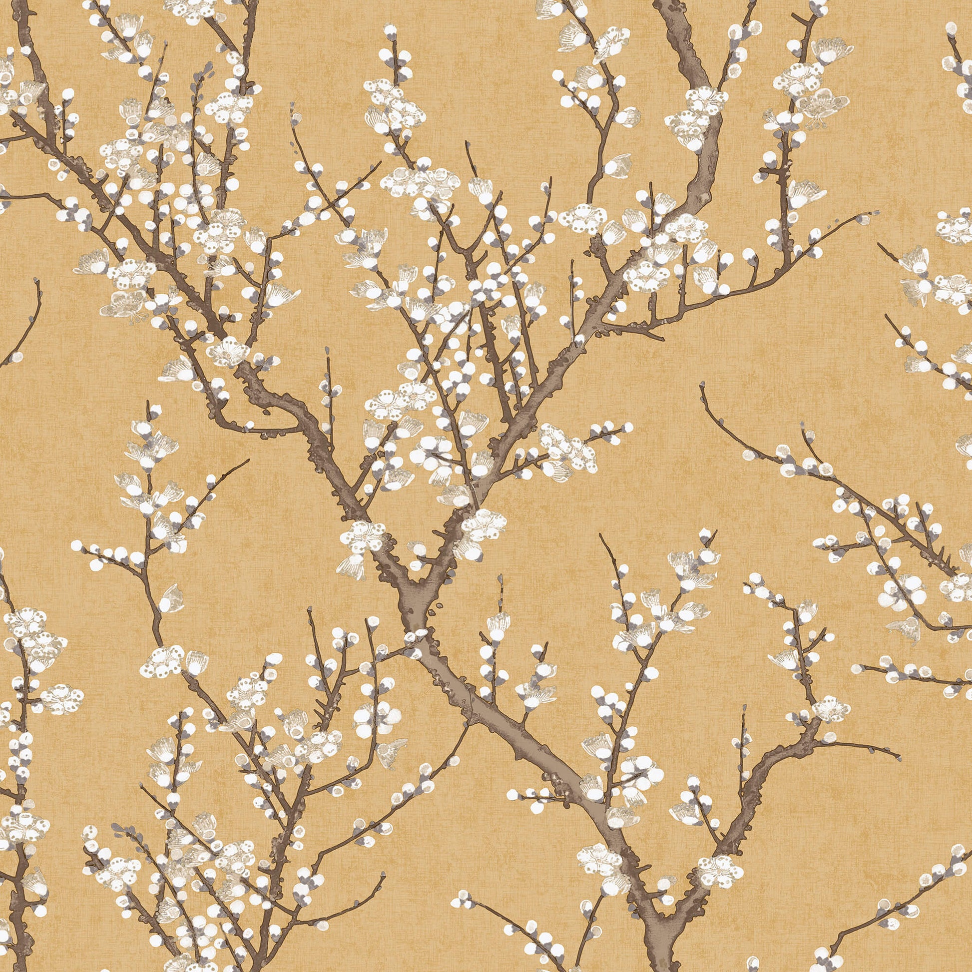 Sample Spring Blossom Sakura Tree Wallpaper in Yellow