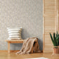Spring Blossom Sakura Row Wallpaper in Beige
