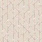 Spring Blossom Sakura Row Wallpaper in Beige