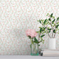 Spring Blossom Petit Flowers Wallpaper in Grey/Beige