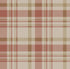 Spring Blossom Plaid Wallpaper in Red