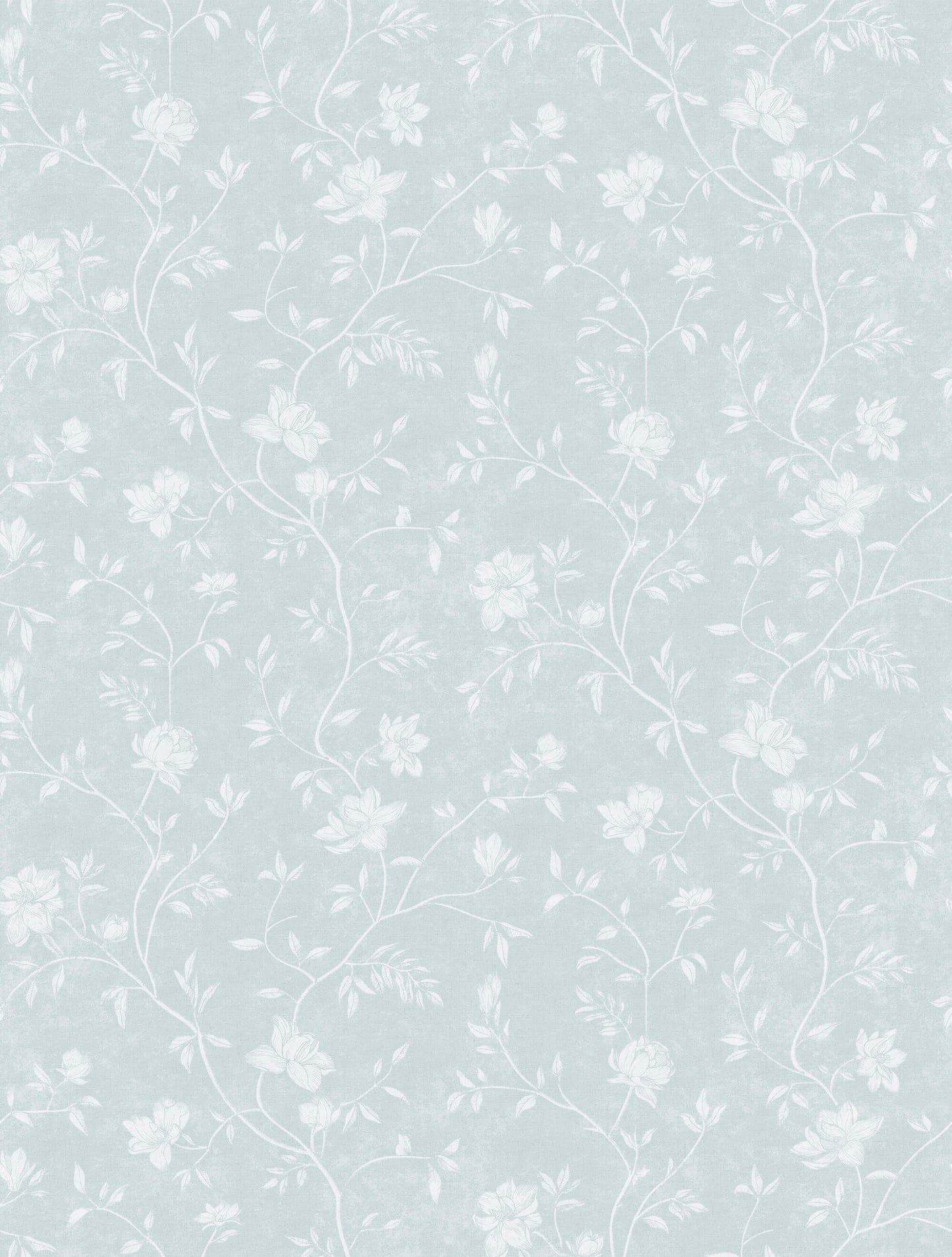 Sample Spring Blossom Magnolia Wallpaper in Turquoise