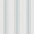 Spring Blossom Stripes Wallpaper in Turquoise