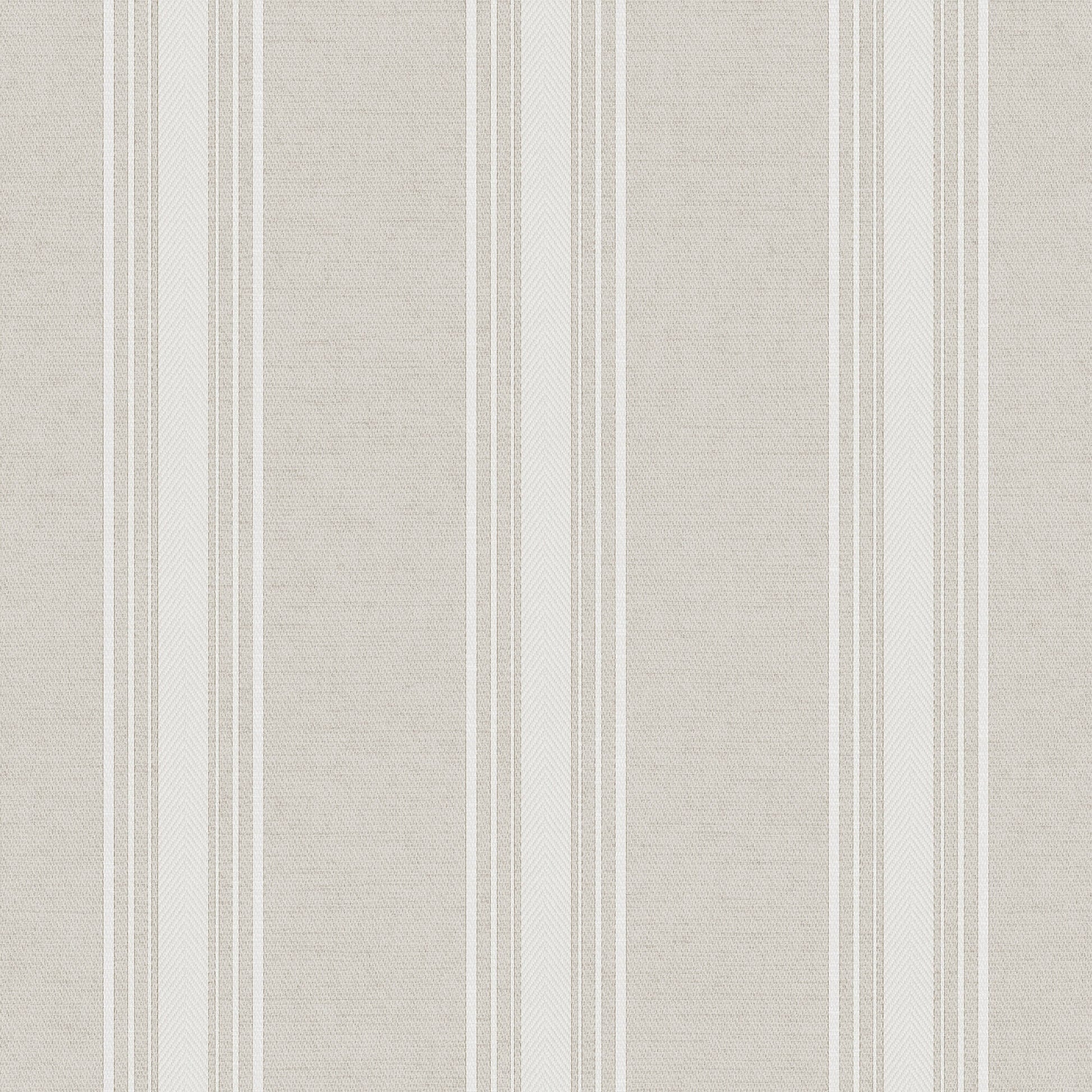 Spring Blossom Stripes Wallpaper in Grey