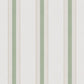 Spring Blossom Stripes Wallpaper in Green