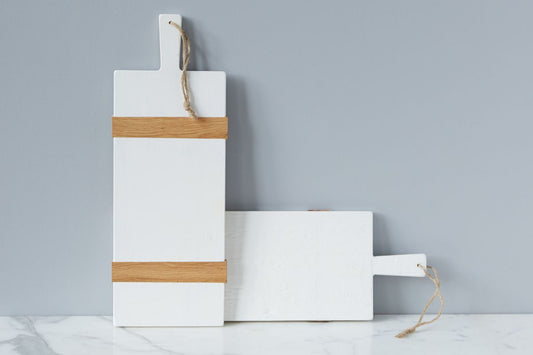 White Mod Charcuterie Board, Small 