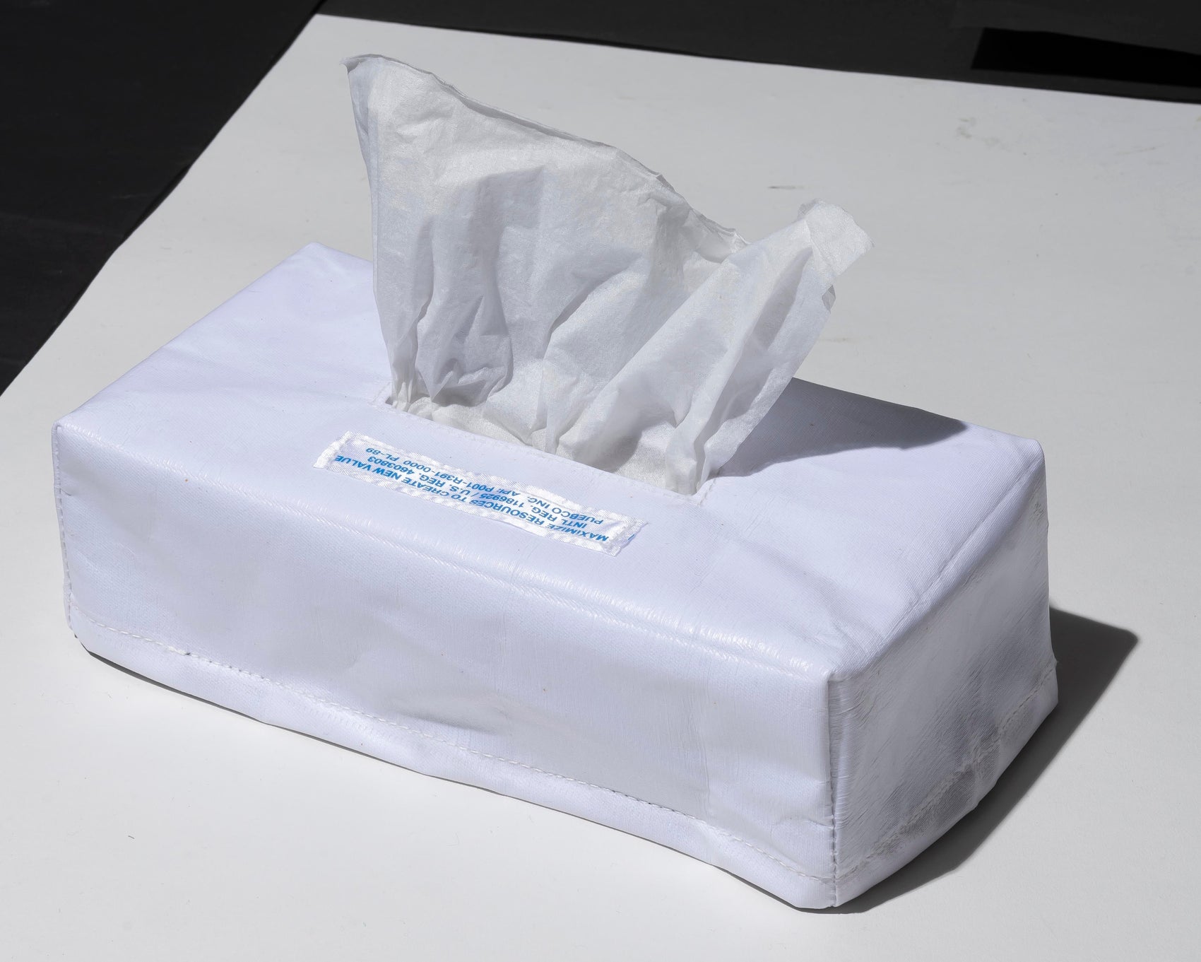 Emergency Tissue Box Cover White 1