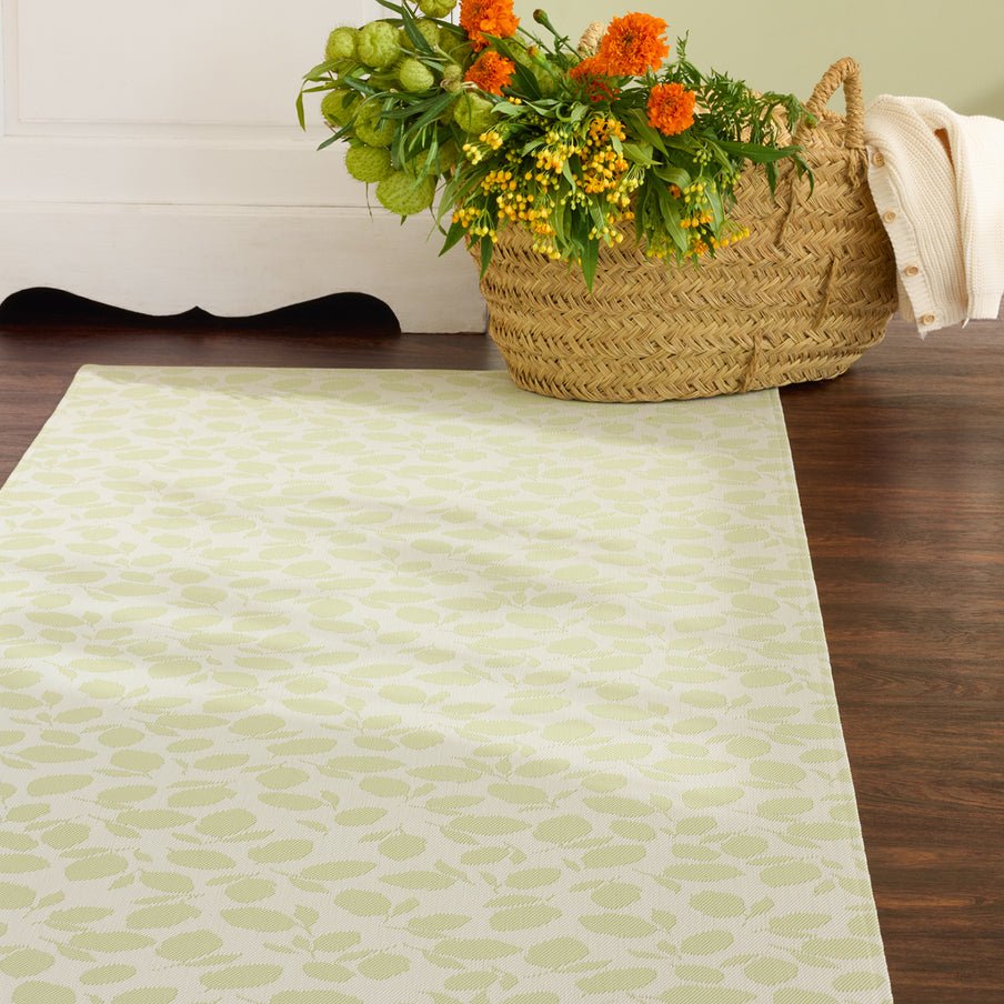 Lemon Leaves Sprout Rug Chilewich Chw 201329 004 4