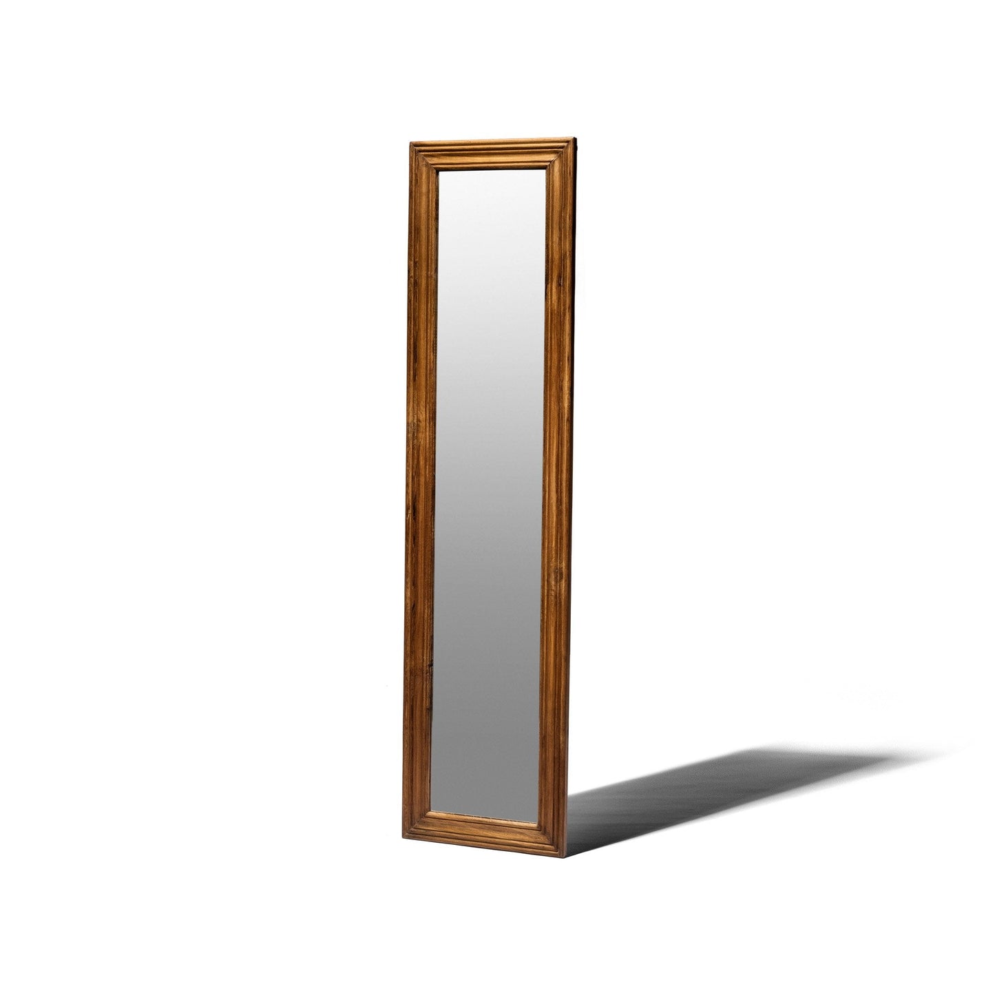 teak wood figure mirror 3