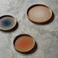 Pumpkin Circles Glass Valet Tray